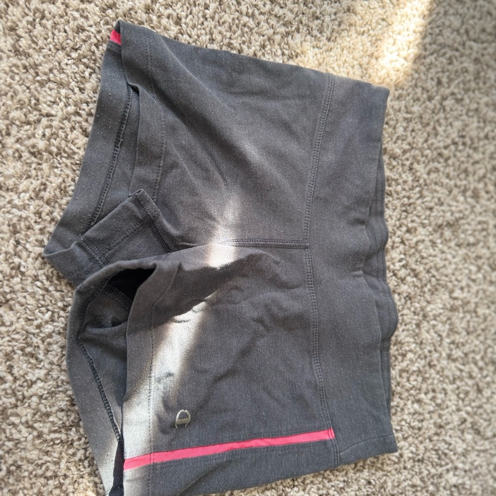 Champion Gray and Pink Bike Shorts Performance Fit